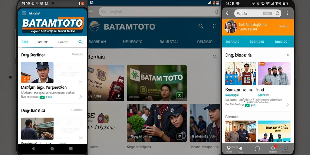 Tampilan antarmuka BATAMTOTO yang modern dan informatif.