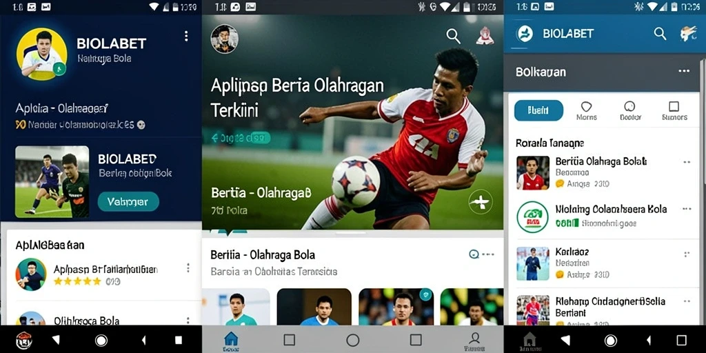 Antarmuka BIOLABET yang menarik dan informatif.