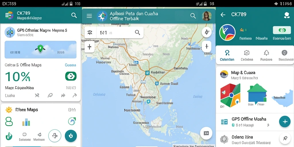 Tampilan antarmuka pengguna CK789 yang modern dan fungsional.