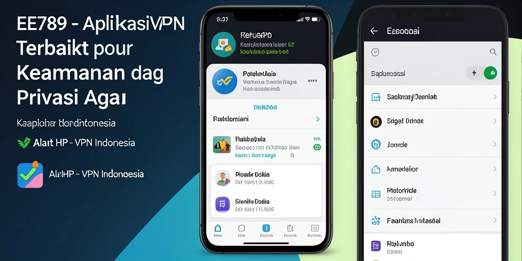 Tampilan antarmuka utama EE789 yang menyederhanakan penggunaan VPN.