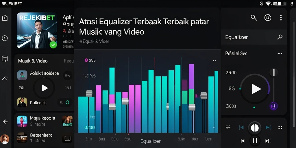 Tampilan antarmuka REJEKIBET dengan fitur Equalizer yang intuitif.
