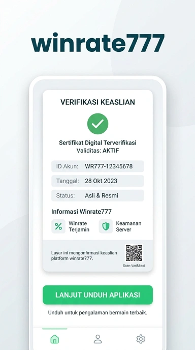 Halaman Resmi Winrate777 untuk Pengguna Android Indonesia